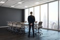 Man in modern meeting room Royalty Free Stock Photo