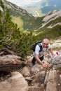 Man on Mountain Pirin