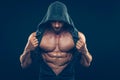 Man with muscular torso. Strong Athletic Men Royalty Free Stock Photo