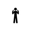 man myself, finger icon. Element of man pointing icon for mobile concept and web apps. Detailed man myself, finger icon can be use