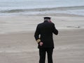 Man in Navy Uniform