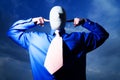 Man with No Face Royalty Free Stock Photo