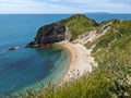 Man O\'War beach at Durdle Door in Dorset Royalty Free Stock Photo