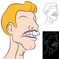 Man With Overbite