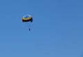 Man is parasailing Royalty Free Stock Photo