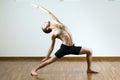 Man Performing Yoga - Horizontal