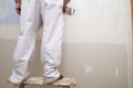 Man plastering Royalty Free Stock Photo