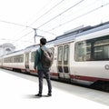 Man On Platform: Perspective Rendering In Bauhaus Functional Design