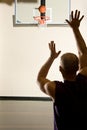 Man playing basketball Royalty Free Stock Photo