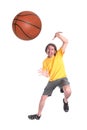 Man playing basketball Royalty Free Stock Photo