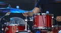 Man playing drums on stage