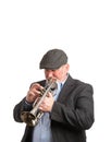 A man playing a Cornet Royalty Free Stock Photo