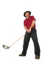 Man playing golf #1 Royalty Free Stock Photo