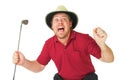 Man playing golf #1 Royalty Free Stock Photo