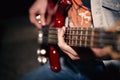 Man playing guitar Royalty Free Stock Photo