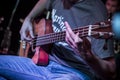 Man playing guitar Royalty Free Stock Photo