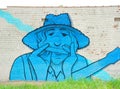 Harmonica Mural in Memphis, Tennessee.