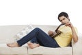 Man playing mandolin Royalty Free Stock Photo