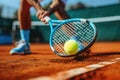 man playing tennis. ai generated