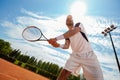 Man playing tennis Royalty Free Stock Photo