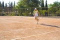 Man playing tennis Royalty Free Stock Photo