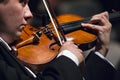 Man playing the violin at the Vienna Ball Royalty Free Stock Photo
