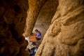 Man Plays Hammered Dulcimer at Parc Guell Royalty Free Stock Photo