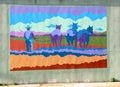 A Man Plowing A Field Mural On James Road in Memphis, Tennessee.