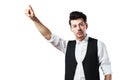 Man pointing Royalty Free Stock Photo