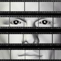 Man portrait filmstrip