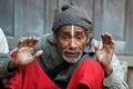 Man in poverty, Nepal Royalty Free Stock Photo