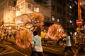 Fire dragon dance