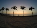 Man practicing yoga ocean beach salalah Oman 3