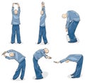 Man Practise Tai Chi