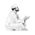 Man praying namaz