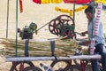 Man preparing cane sugar drink