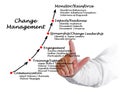 Diagram of Change Management Royalty Free Stock Photo