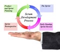 Scrum Development Process Royalty Free Stock Photo