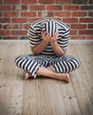 Man prisoner Royalty Free Stock Photo