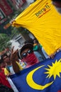 Man protesting for Bersih