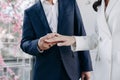 Man Putting Engagement Ring on Woman Hand Royalty Free Stock Photo