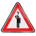 Man with a question Royalty Free Stock Photo