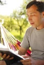 Man reading the Bible Royalty Free Stock Photo