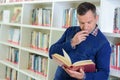 man reading book Royalty Free Stock Photo