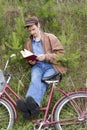 Man reads book