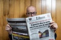 Libero Italian newspaper Royalty Free Stock Photo