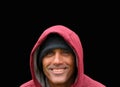 Man in the Red Hoodie Royalty Free Stock Photo