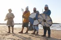 Man reenactor playing gusli Royalty Free Stock Photo