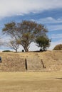 A man resting on Mexican Ruins