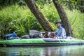 Man resting in nature Royalty Free Stock Photo